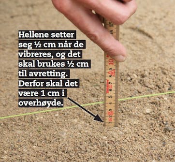 Rette opp belegningsstein Rette opp belegningsstein